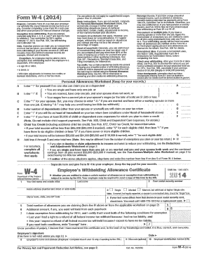 Form W-4 (2014)