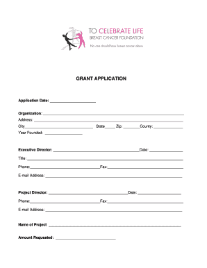 Grant Application Form