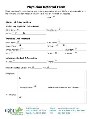 Physician Referral Form