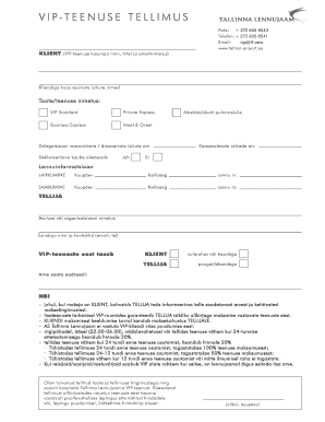 VIP Service Agreement