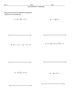 Inequalities Math Assignment