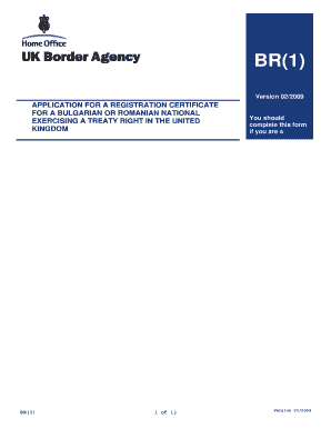 UK Registration Certificate Application for Bulgarian or Romanian Nationals