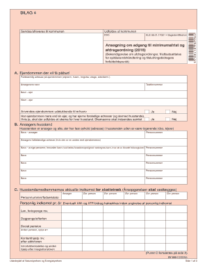 Application for Minimum Deadline and Payment Plan