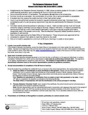 Delaware Volunteer Credit Program