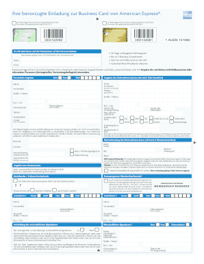 American Express Business Card Application