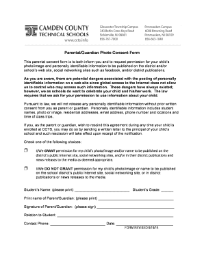 Parental Photo Consent Form