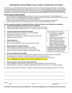 Professional Development Plan Guide