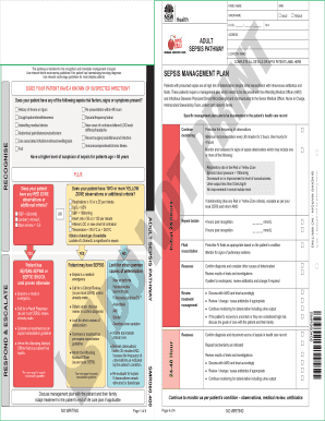 Adult Sepsis Pathway