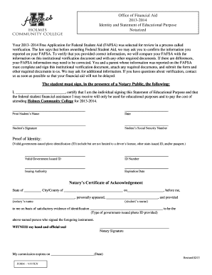 2013-2014 Identity and Statement of Educational Purpose