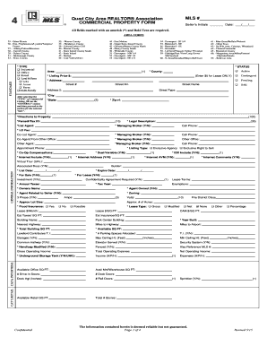 Commercial Property Form