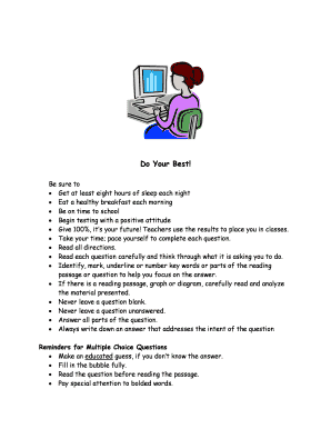 Student Good Faith Effort Contract