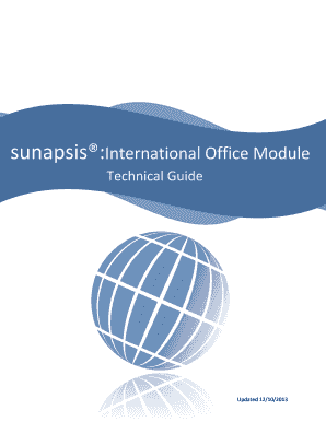 SunapsisInternational Office Module - etsfhdaedu