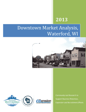 Downtown Market Analysis Waterford WI - University of Wisconsin - waterford-wi