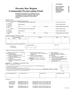 Suffolk County Real Estate Transfer Tax Form