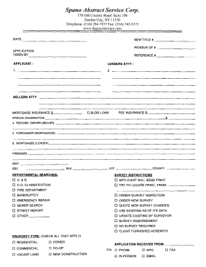 Real Estate Title Search Application