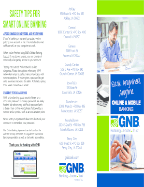 GNB Online Banking Enrollment Form