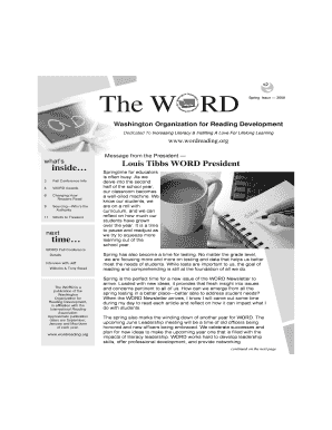 WORD Membership Renewal Form