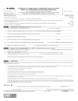 US-Steuerformular W-8BEN