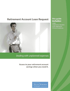 Retirement Account Loan Application