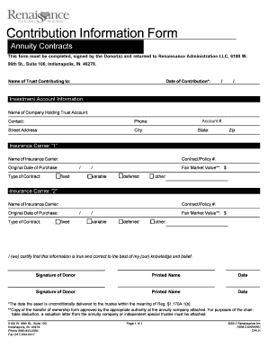 Annuity Contract