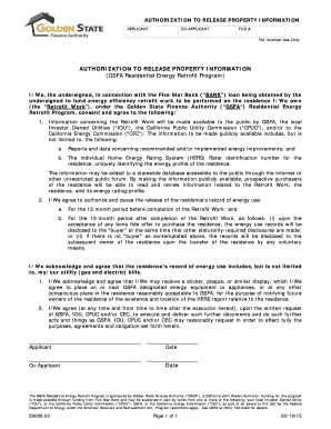 Authorization to Release Property Information