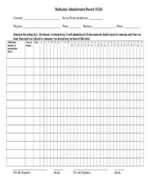 Medication Administration Record