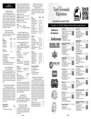 Pesticide Recertification Attendance Roster