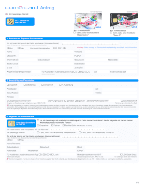 Carlo Janka Visa Kreditkarte