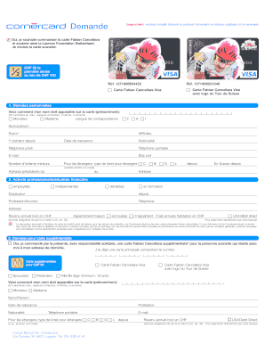 Demande de Carte Fabian Cancellara