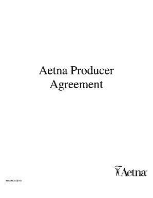 Aetna Producer Agreement
