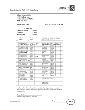 CMS-1500 Claim Form