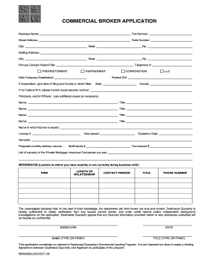 Commercial Broker Application