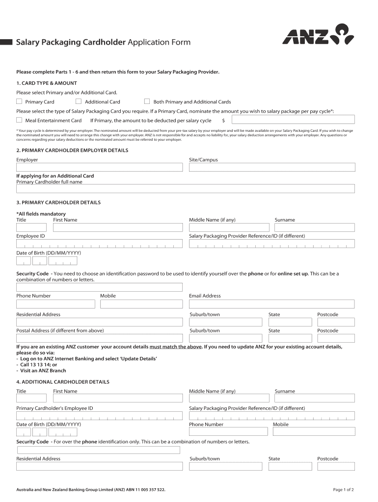 Fillable Online Southgate Meal Entertainment Card Application Form Fax