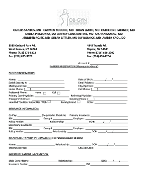 Patient Registration Form