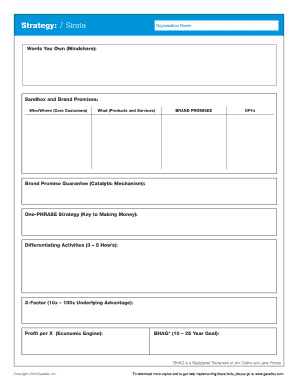 Business Strategy Template