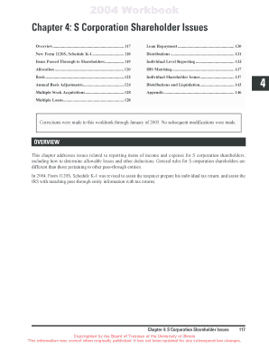 IRS Form 1120S Schedule K-1