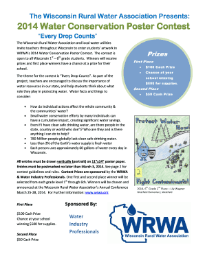 Wisconsin Water Conservation Poster Contest