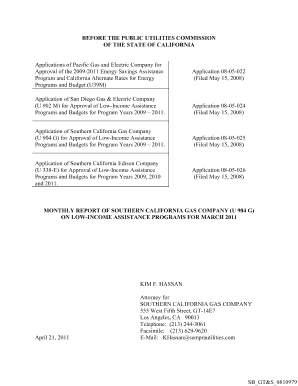 Da form 3161 1 - (U 902 M) for Approval of LowIncome Assistance - ftp2 cpuc ca