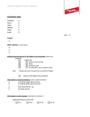 Lightning Protection Earthning Data Sheet