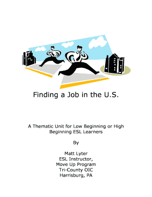 ESL Job Search Activity Guide