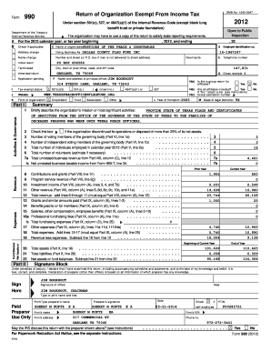 Form 990 Return of Organization Exempt From Income Tax