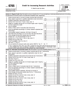 Form 6765 Credit for Increasing Research Activities