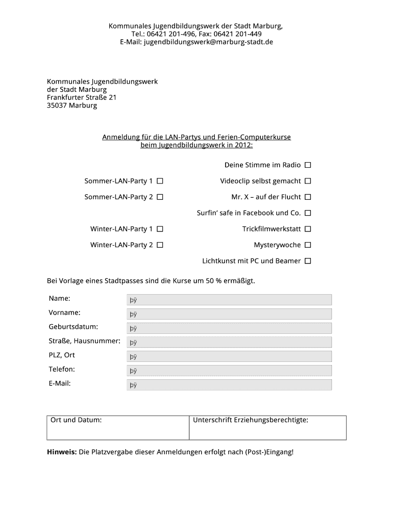 Form preview