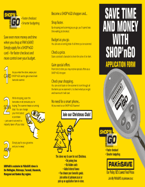 SHOP’nGO Card Application Form