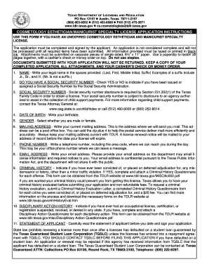 Texas Cosmetology Esthetician/Manicurist Specialty License Application