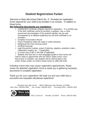 Student Enrollment Form
