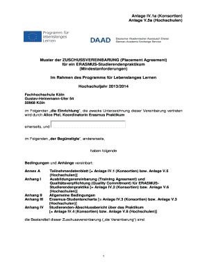 ZUSCHUSSVEREINBARUNG (Placement Agreement)