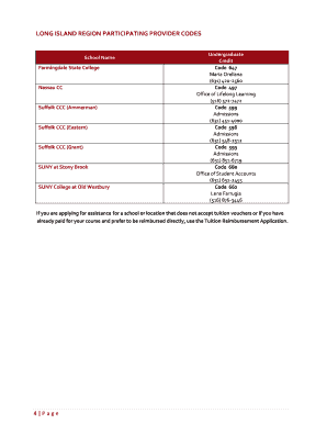 VOICE/CSEA Tuition Assistance Program Application
