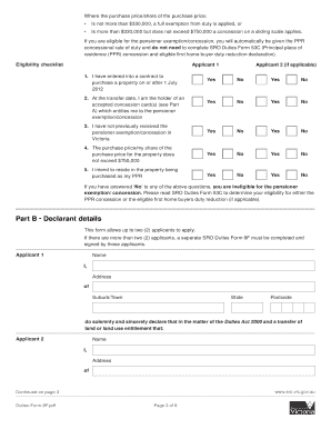 Victoria Pensioner Exemption Form 8F