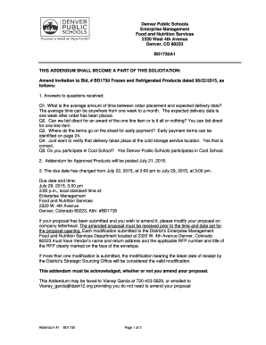 Amend Invitation to Bid, # BD1730 Frozen and Refrigerated Products dated 06/22/2015, as - purchasingts dpsk12